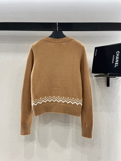 WDYW丨Designer Replica PRA** Round Neck Knitted Pullover Sweater