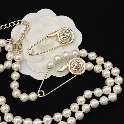 WDYW丨Designer Replica CHAN** Double Layered Pearl Necklace