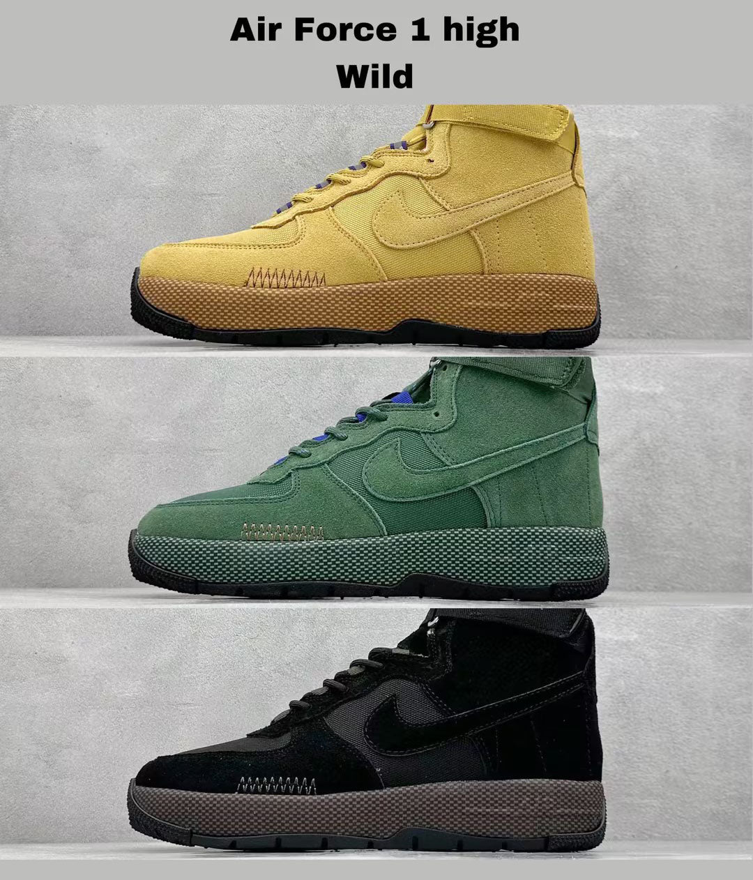 WDYW丨Designer Replica NI** Air Force 1 High Wild