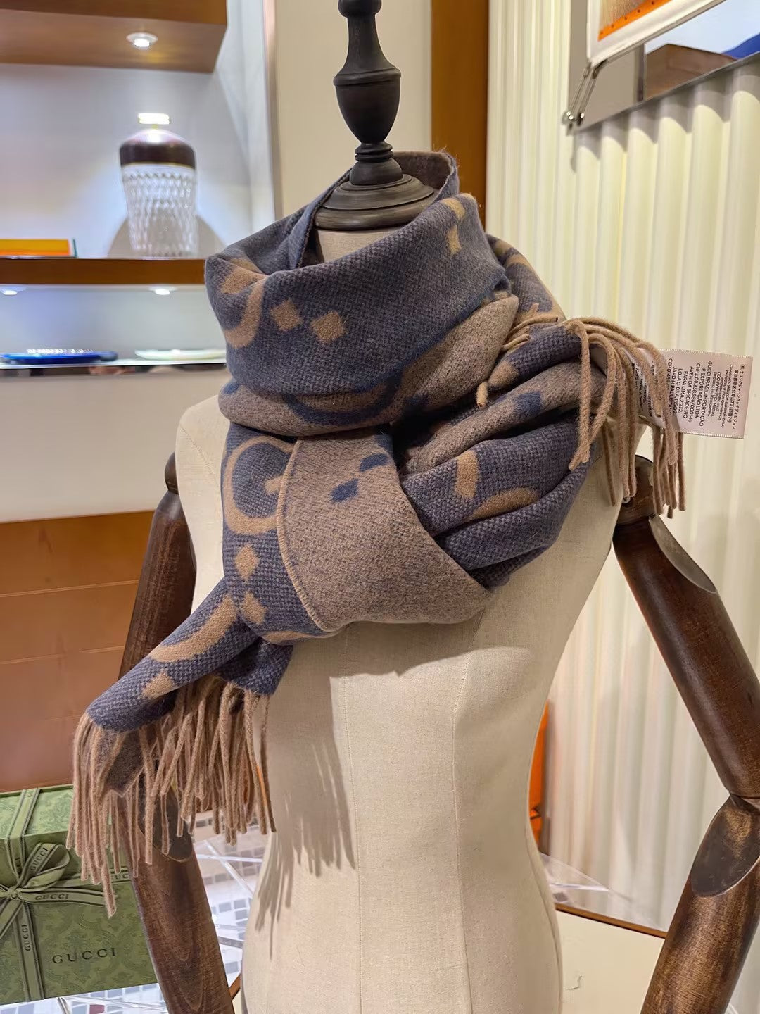 WDYW丨Replica Designer Replica GUC** Design  Cashmere  Scarf