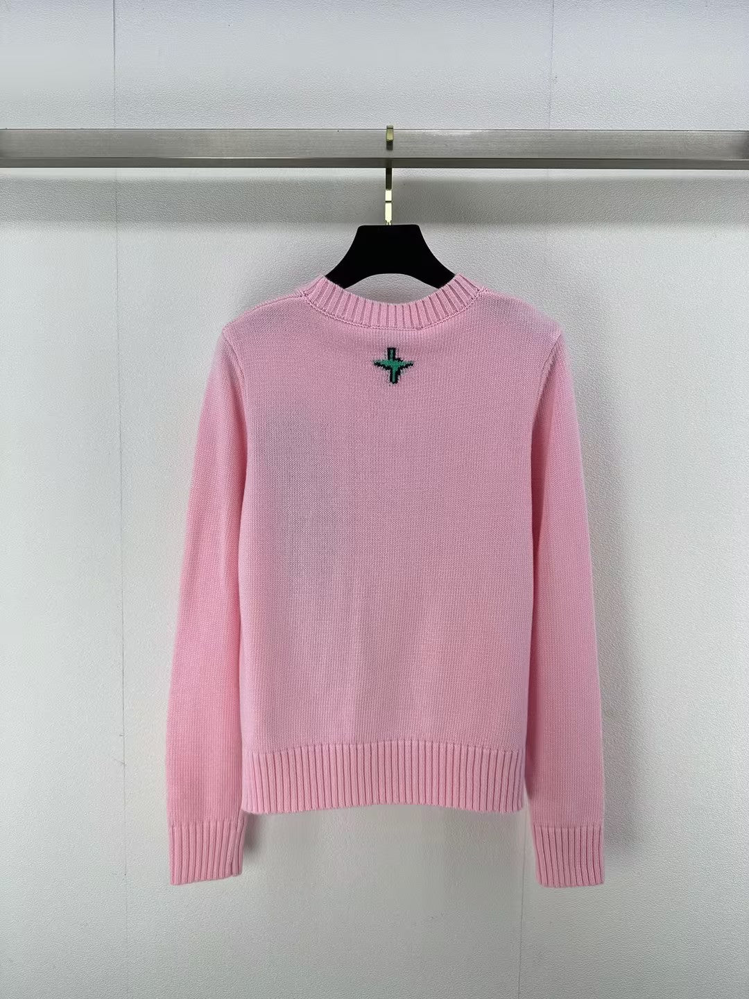 WDYW丨Designer Replica DI** Autumn And Winter New Round Neck Jelly Colored Pullover Long Sleeve