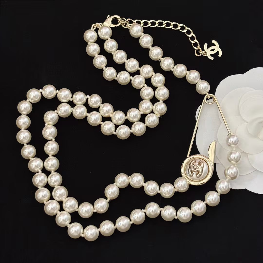 WDYW丨Designer Replica CHAN** Double Layered Pearl Necklace