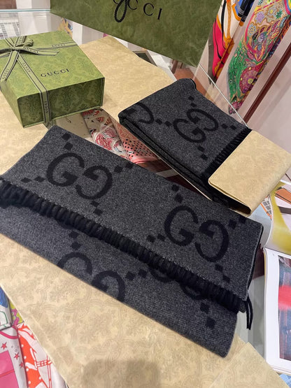 WDYW丨Replica Designer Replica GUC** Design  Cashmere  Scarf