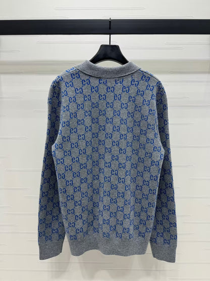 WDYW丨Designer Replica GUC** Collar Long Sleeved Cardigan