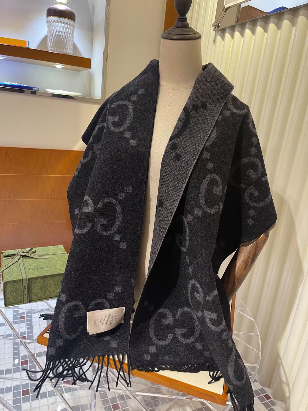 WDYW丨Replica Designer Replica GUC** Design  Cashmere  Scarf